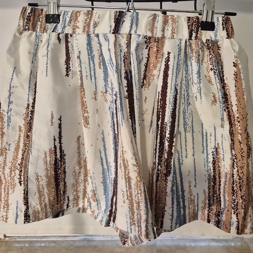SHEIN Multicolor Abstract Skirt